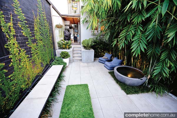 REAL BACKYARD: Inner city courtyard garden design - Completehome