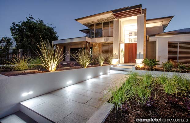 contemporary landscape design Modern Front Garden Design | 620 x 400