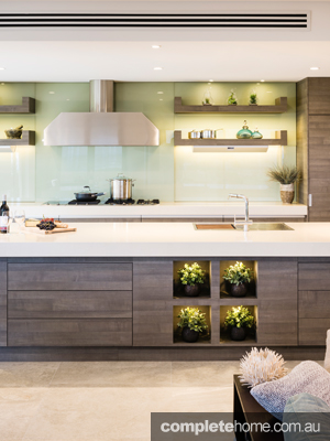 This unique kitchen by Smith & Smith embraces natural elements and functionality to create a striking yet relaxed look.