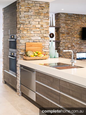 This unique kitchen by Smith & Smith embraces natural elements and functionality to create a striking yet relaxed look.