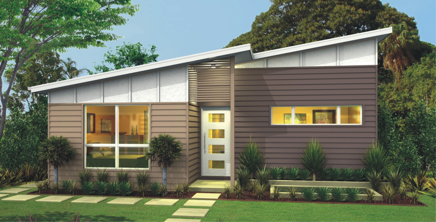 The Jucaro 15 is a contemporary three bedroom, two bathroom home. Its sleek lines and timeless style provide open space living throughout the home