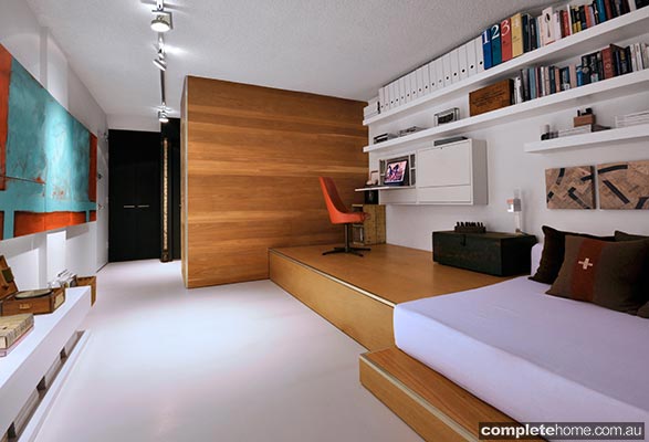 REAL HOME: Super tiny, space-saving studio apartment