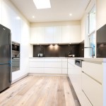 A clutter free minimalist kitchen design