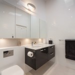 Light, minimalist and contemporary bathroom design