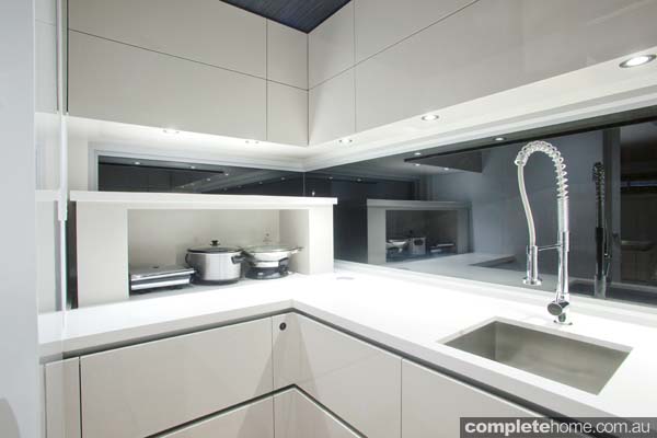 Multi-functional kitchen technology from LINAK - Completehome An innovative kitchen design that incorporates clever technology from LINAK  Australia.