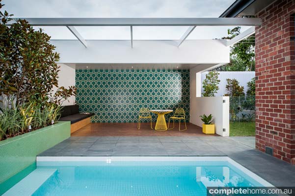 A vintage outdoor room.
