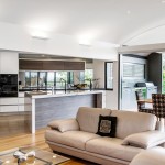 A stunning open-plan kitchen design
