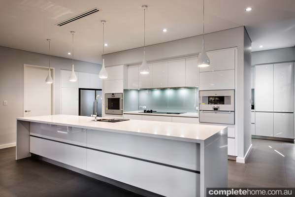 An elegant contemporary kitchen design from Western Kitchens.