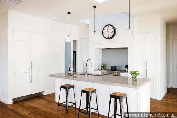 An elegant minimalist kitchen design - Completehome