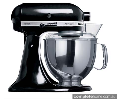 An Artisan KitchenAid mixer