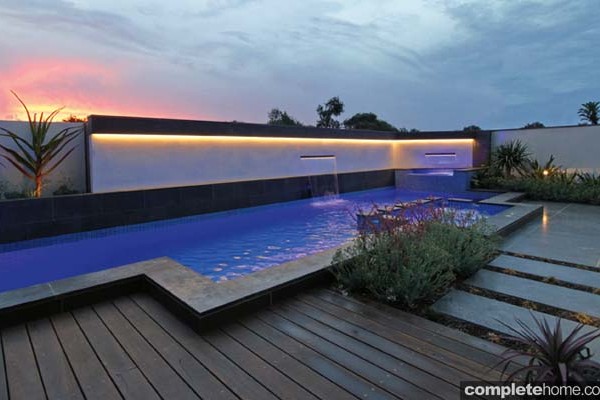 A stunning modern pool design from Baden Pools