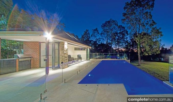 A beautiful outdoor entertaining area design from A Total Concept.