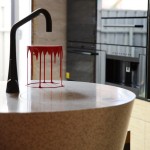 An unusual kitchen sink design