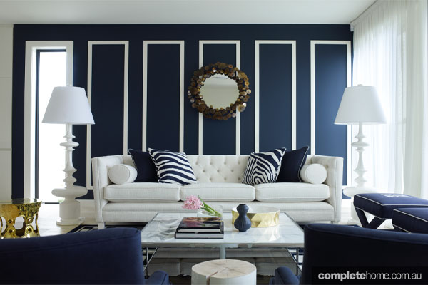 Hollywood inspired living room