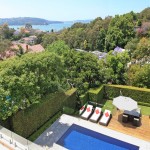 Stylish outdoor entertainment area