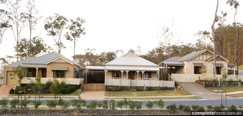 Traditional Queenslanders  and Colonial style  homes  