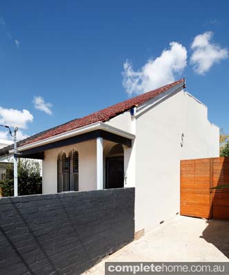 Modular home renovation - exterior.