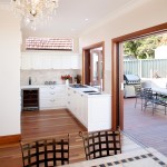 Contemporary kitchen design embraces the indoors and outdoors