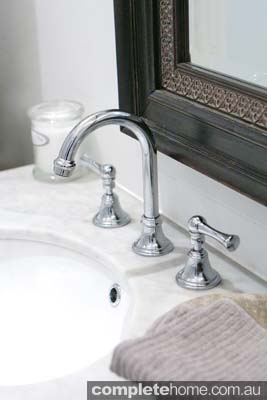french rustic style bathroom taps