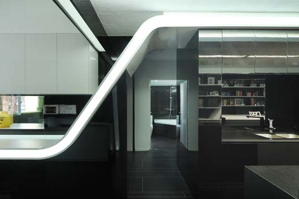 Modern compact design for an interior