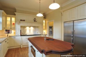 heritage style kitchenh cream cupboards