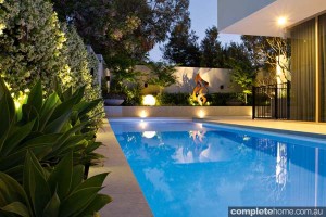 poolside landscaping