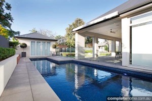 luxury pool and entertaining area