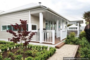 verandah weatherboard garden deck