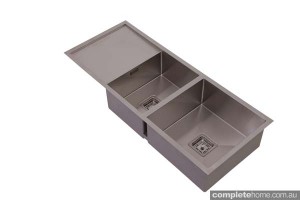 hafele 1.5 square sink with drying area