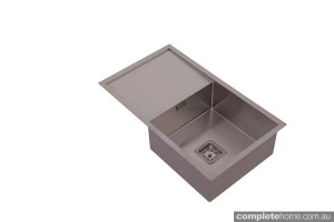 hafele single square sink with drying area