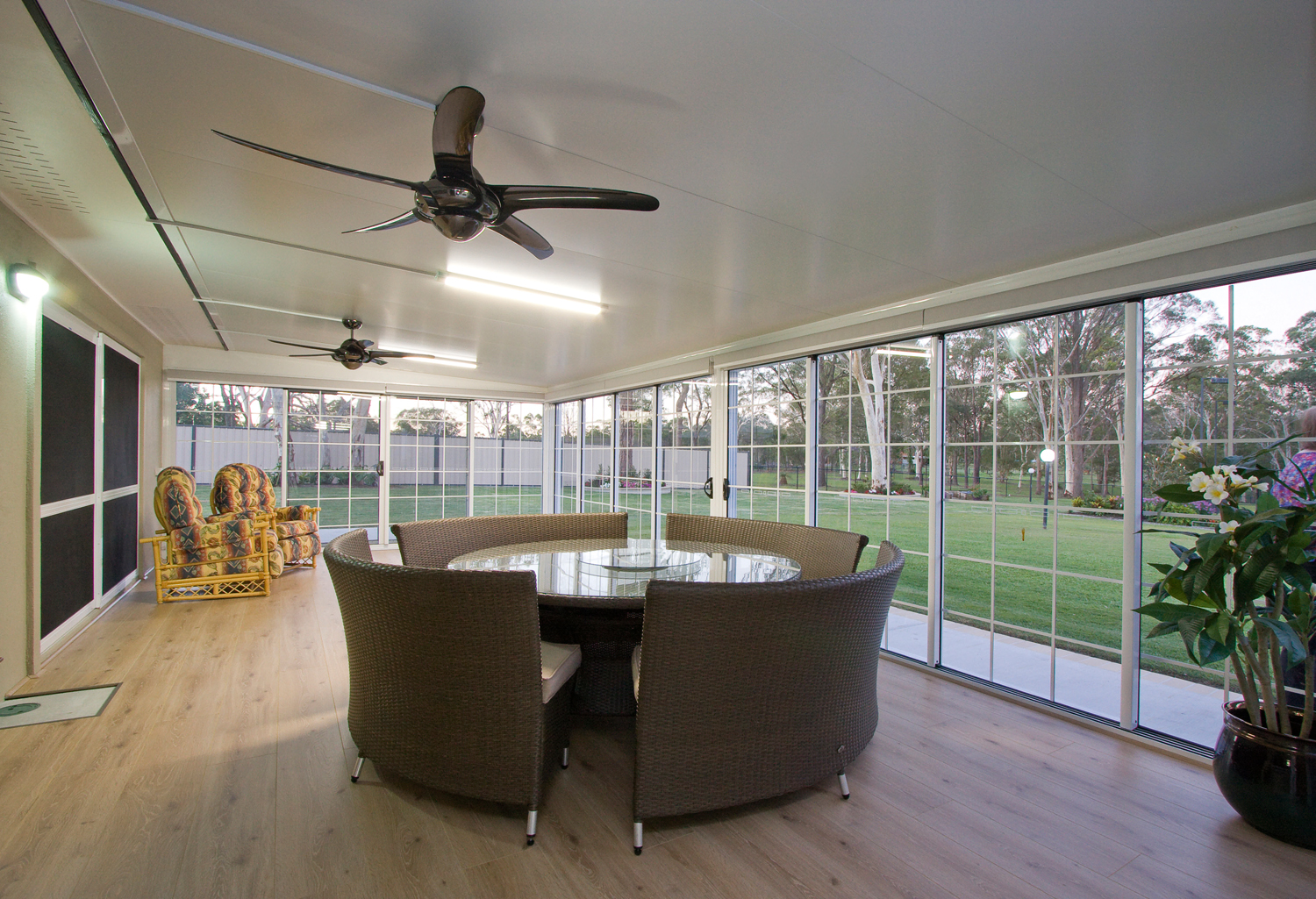 Bringing the outdoors in with an enclosed patio - Completehome