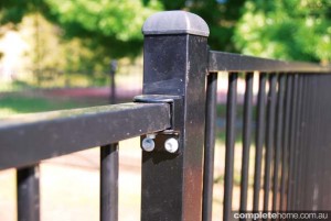 attaching pool fencing
