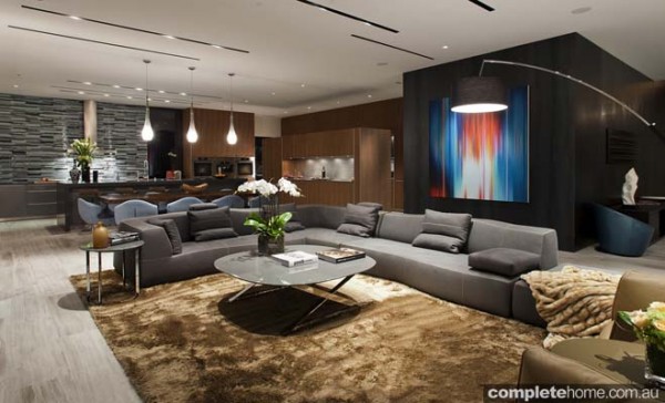 oversized open plan lounge