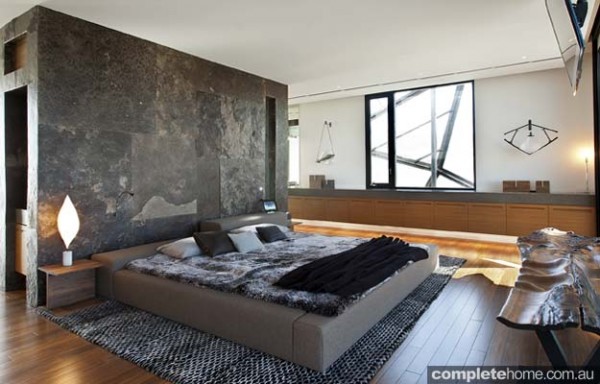 woven textured design bedroom