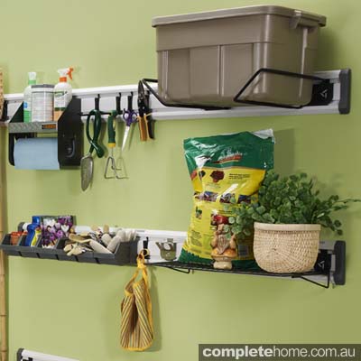 A place for everything and everything in its place … this is the path to a clutter-free garden