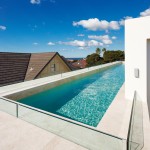 Rooftop lap pool with spectacular views