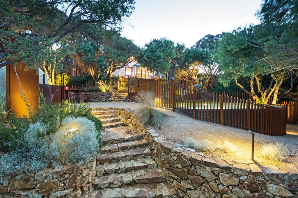 An enchanting eco-friendly coastal garden