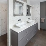 Glitz and glamour in a bathroom design