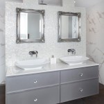 Glitz and glamour in a bathroom design