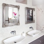 Glitz and glamour in a bathroom design