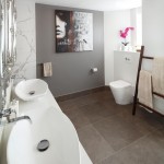 Glitz and glamour in a bathroom design
