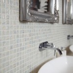 Glitz and glamour in a bathroom design