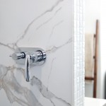 Glitz and glamour in a bathroom design