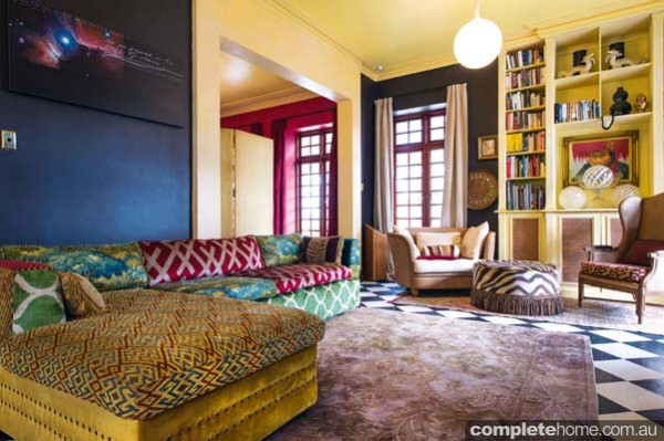 Well lived family room