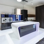 Slick and futuristic kitchen design
