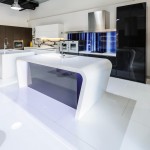 Slick and futuristic kitchen design