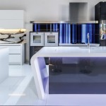 Slick and futuristic kitchen design