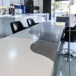 Slick and futuristic kitchen design