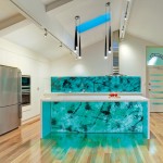 Vibrant, dramatic kitchen design