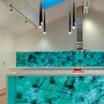Vibrant, dramatic kitchen design